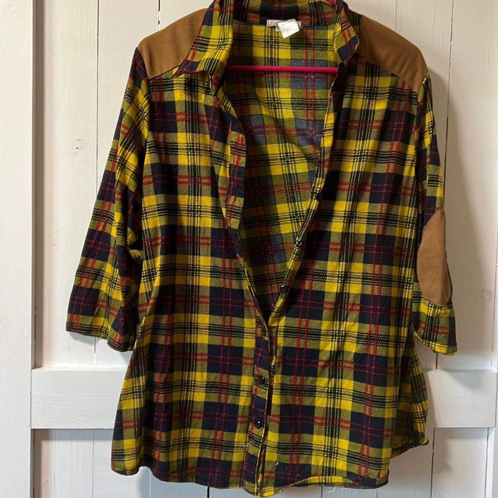 Plaid top